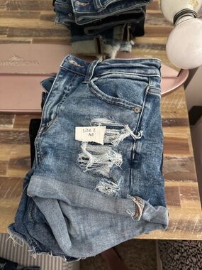American Eagle Outfitters Distressed Blue Boyfriend Jeans